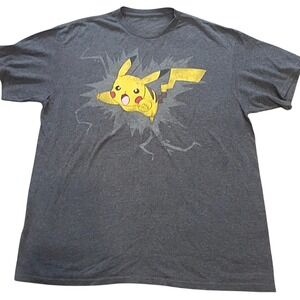 Gildan Pikachu T-Shirt Women Small  Excellent Graphic Short Sleeve Cotton
